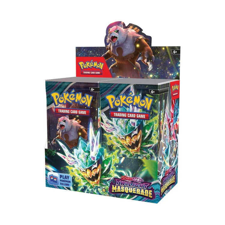 Pokmon TCG: Twilight Masquerade Booster Box SV06 The BitzZz Vault Pokmon TCG: Twilight Masquerade Booster Box SV06 The BitzZz Vault