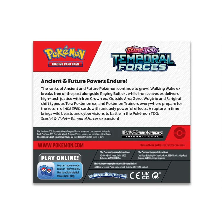 Pokémon TCG: Temporal Forces Booster Box SV05