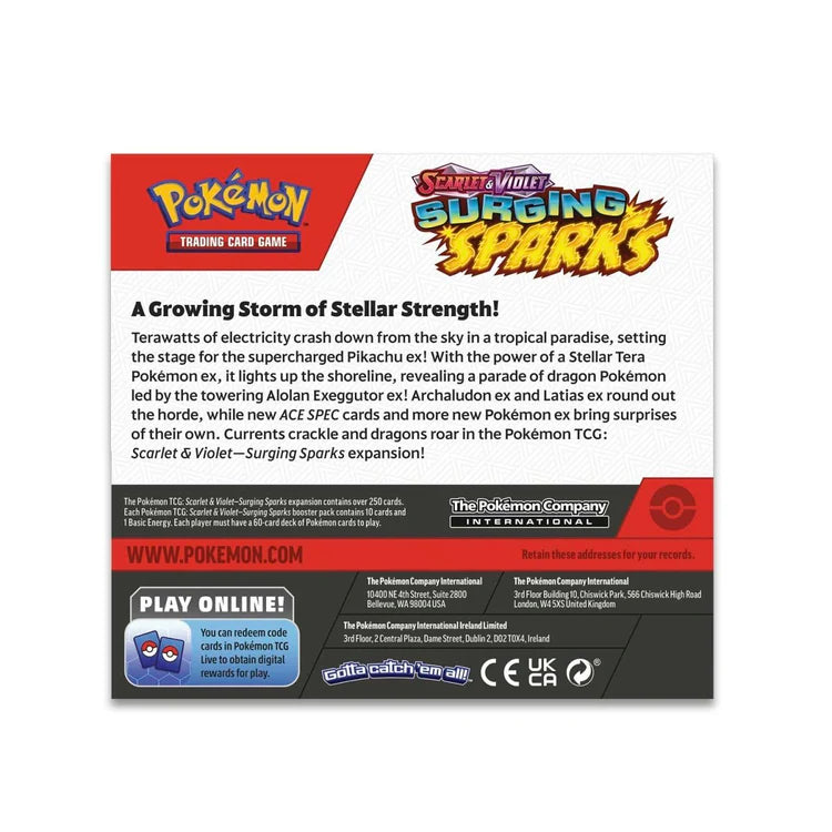 Pokémon TCG: Surging Sparks Booster Box SV08